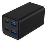 Gembird TA-UC-2A2C-PD65-01-BK 65W USB-C PD & USB-A Fast Charger - Black