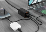 Gembird TA-UC-2A2C-PD65-01-BK 65W USB-C PD & USB-A Fast Charger - Black