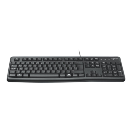 LOGITECH K120 Corded USB Keyboard - Black (US Layout)