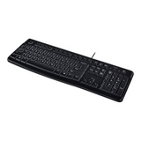 LOGITECH K120 Corded USB Keyboard - Black (US Layout)