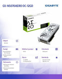 GIGABYTE GeForce RTX 5070 AERO OC 12GB Graphics Card