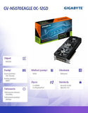 GIGABYTE GeForce RTX 5070 EAGLE OC SFF 12GB Graphics Card