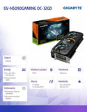 GIGABYTE GeForce RTX 5090 GAMING OC 32GB Graphics Card