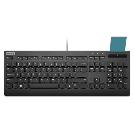 Lenovo Smartcard II Wired Keyboard - Estonian, Black