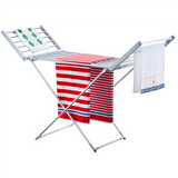 Adler AD 7821 Foldable Electric Clothes Drying Rack - 220W - Silver/White