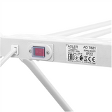 Adler AD 7821 Foldable Electric Clothes Drying Rack - 220W - Silver/White