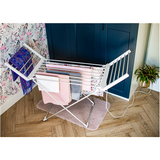 Adler AD 7821 Foldable Electric Clothes Drying Rack - 220W - Silver/White