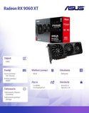 ASUS Prime Radeon RX 9060 XT 16GB OC Edition Graphics Card