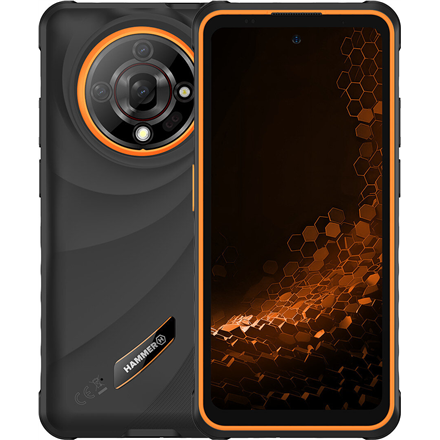 Hammer Iron 6 - Black - 6.56" IPS Display - 128GB - 4G Smartphone