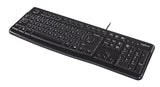 Logitech K120 Wired USB Keyboard - US International Layout