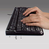 LOGITECH K120 Corded USB Keyboard - Black (US Layout)