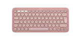 LOGITECH K380S Multi-Device Bluetooth Keyboard - Tonal Rose (US INT'L)