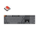 Keychron K8 Max RGB Hot-Swappable Wireless Mechanical Keyboard - US Layout, Super Red Switches