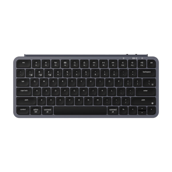 Keychron B1 Pro Ultraslim Low Profile Scissor Wireless Keyboard - US Layout - Space Gray