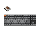 Keychron K8 Max Wireless Mechanical Keyboard - US Layout, Super Brown Tactile Switches, Black