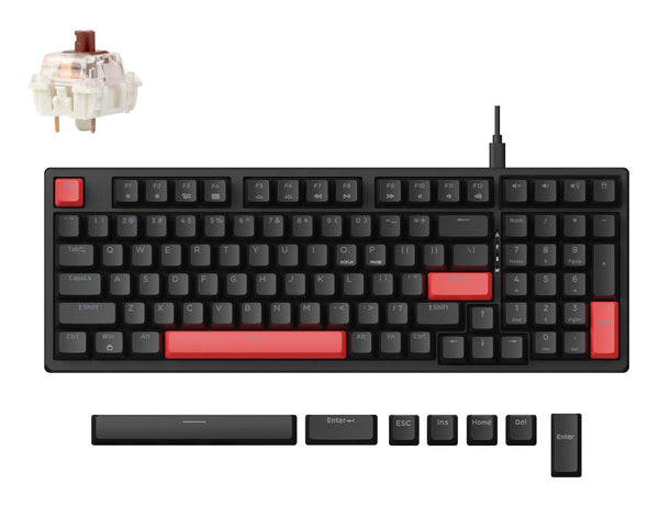 Lemokey X5 Mechanical Keyboard - US Layout - Brown Switches