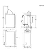 EW6TN24262 Front Load Washing Machine