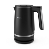 Philips - Double-walled Kettle - HD9396/90 7000 series - Electric - 2200 W - 1.7 L - Metal - 360° rotational base - Black
