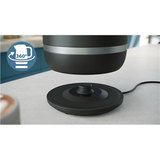 Philips - Double-walled Kettle - HD9396/90 7000 series - Electric - 2200 W - 1.7 L - Metal - 360° rotational base - Black