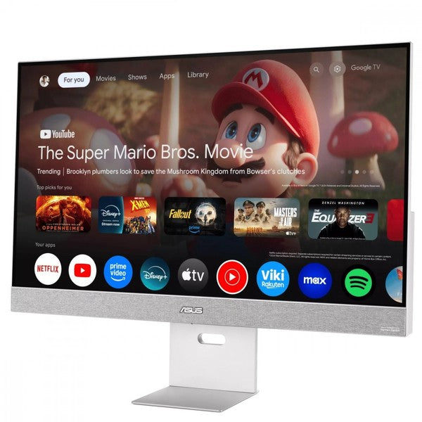 Asus ZenScreen Smart MS32UC – 31.5-inch UHD (3840 x 2160) IPS panel with 98% DCI-P3, Google TV, Harman Kardon speakers, USB Type-C® (90 W PD), HDMI™, Di...