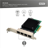 Digitus DN-10136 4-Port 2.5 Gigabit Ethernet Server NIC