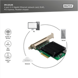 Digitus DN-10136 4-Port 2.5 Gigabit Ethernet Server NIC