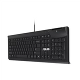 Asus KU100 Smart Card Keyboard - Wired USB - US Layout - Black