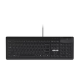 Asus KU100 Smart Card Keyboard - Wired USB - US Layout - Black