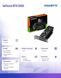 GIGABYTE GeForce RTX 5050 OC Low Profile 8GB GDDR6 Graphics Card