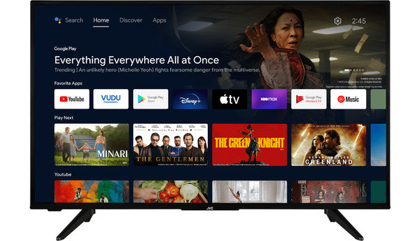 JVC LT-43VA3200 43" 4K UHD Android TV with Dolby Vision HDR