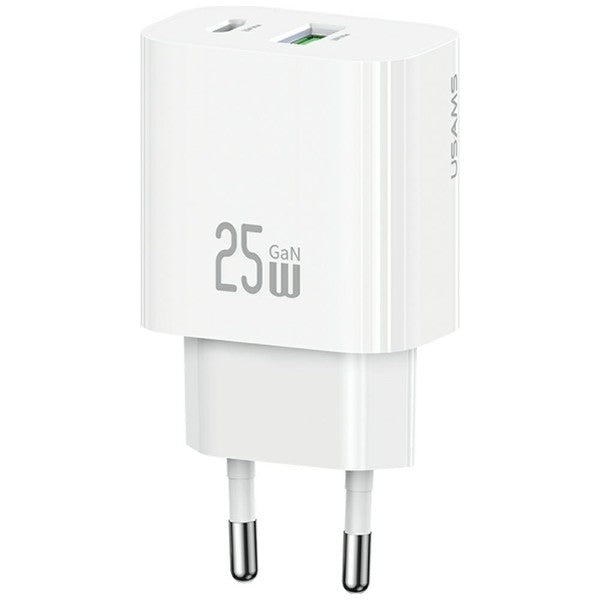25W Dual Port Fast Charger - USB-A & USB-C