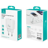 25W Dual Port Fast Charger - USB-A & USB-C