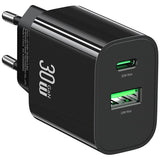 Charger 30W Dual Port Fast Charging Adapter - USB-C & USB-A