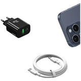 Charger 30W Dual Port Fast Charging Adapter - USB-C & USB-A