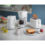 Philips Kettle - HD9411/00 3000 Series - Electric - 2200 W - 1.7 L - Plastic - 360° rotational base - White