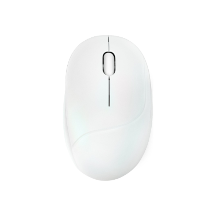 Asus Fragrance MD101 Wireless Mouse - 2.4 GHz, Bluetooth - Iridescent White