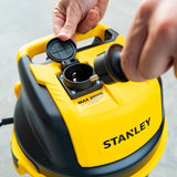 STANLEY SXVC30XTDE Wet & Dry Vacuum Cleaner - 1600W, Black/Stainless Steel/Yellow