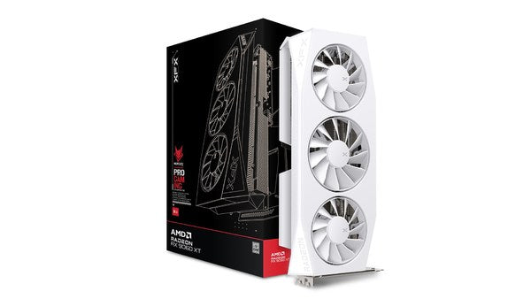 XFX Mercury AMD Radeon RX 9060XT OC White Gaming Graphics Card - 16GB GDDR6