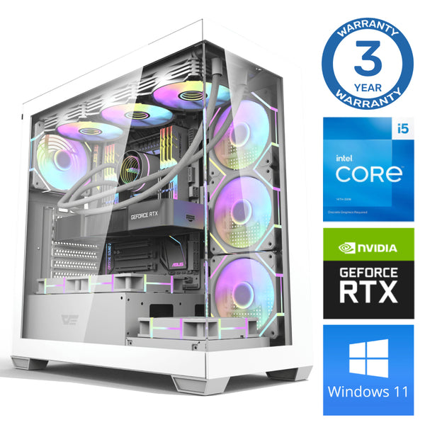 INTOP i5-14400F 32GB DDR5 1TB SSD M.2 NVME RTX5050 8GB WIN11