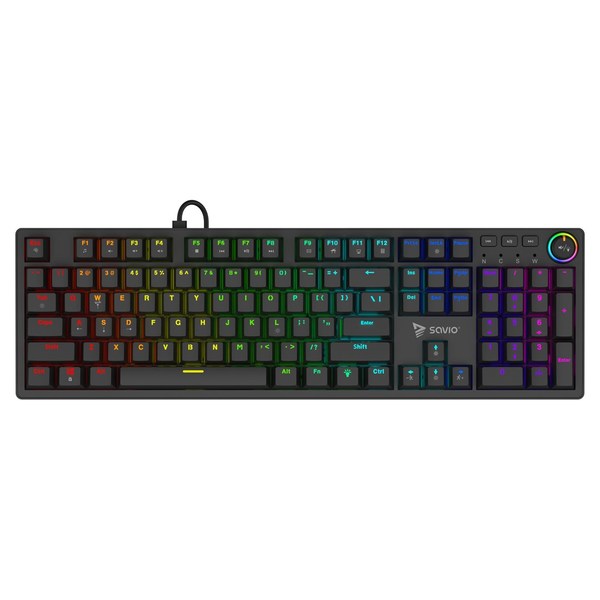 Savio STYX RGB Hot-Swappable Gaming Keyboard with Outemu Blue Switches