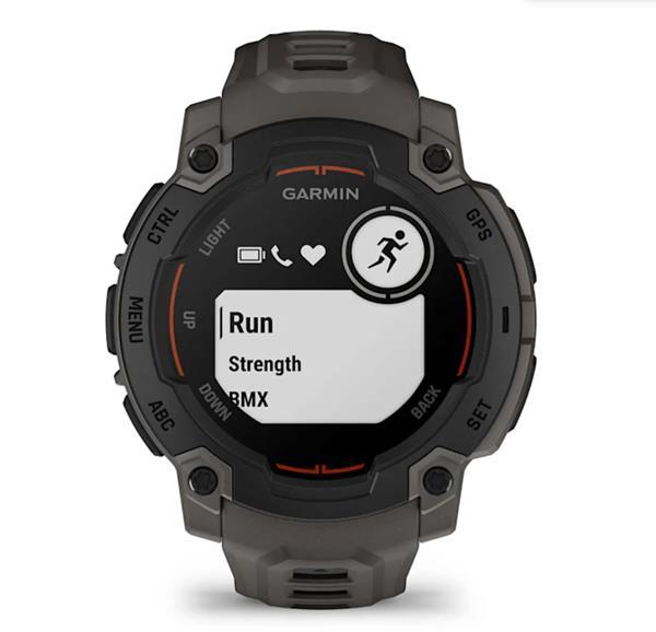 Instinct E Smartwatch - 45mm, Black with Charcoal Band