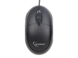 Gembird MUS-U-01 Black Optical 1000 DPI USB Mouse