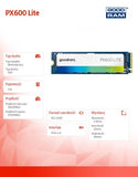 SSD PX600 Lite 1TB Gen4x4 NVMe 2280 3600/2700MB/s