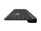 Natec Medusa X-Scissors Slim Wireless Keyboard - US Layout, Black