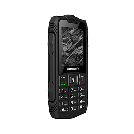 Hammer Rock Black 2.4" TFT 32MB Dual SIM Bluetooth 0.3MP Camera 1800mAh