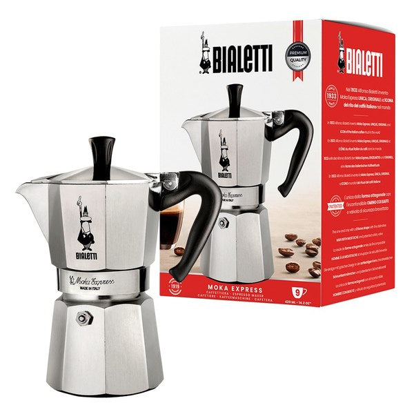 Bialetti Moka Express Moka cooking pot 0.55 L Black, Silver