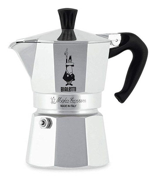 Bialetti Moka Express Moka cooking pot 0.06 L Aluminum, Black