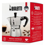 Bialetti Moka Express Moka cooking pot 0.06 L Aluminum, Black