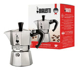 Bialetti Moka Express Moka cooking pot 0.06 L Aluminum, Black