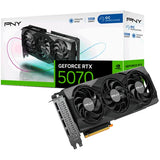 PNY GeForce RTX 5070 12GB Overclocked Triple Fan DLSS4 Graphics Card
